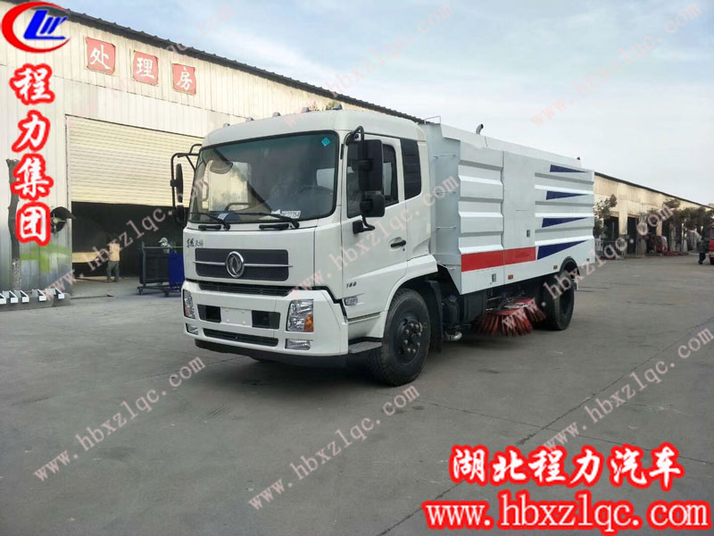 程力集團(tuán)東風(fēng)天錦掃路車，高能優(yōu)質(zhì)上檔次，您值得擁有！